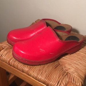 Vintage Swedish wooden clogs